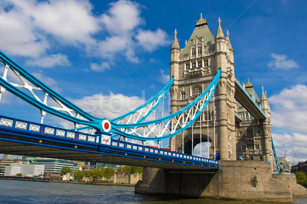 Stok fotoğraf: Tower · Bridge · Londra · nehir · thames · su · mimari