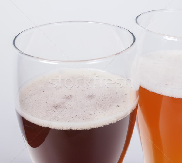 Two glasses of German beer Stock photo © claudiodivizia