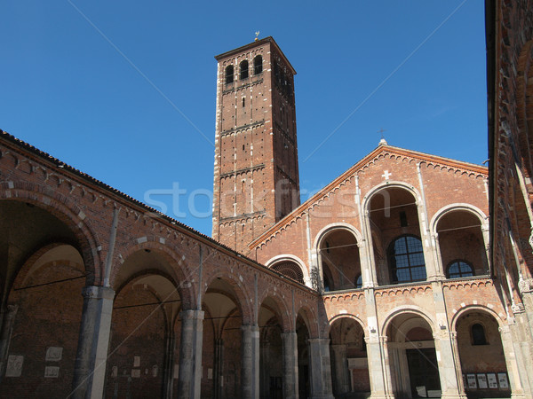 Sant Ambrogio church, Milan Stock photo © claudiodivizia