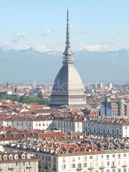 Italie vue ville torino montagnes [[stock_photo]] © claudiodivizia