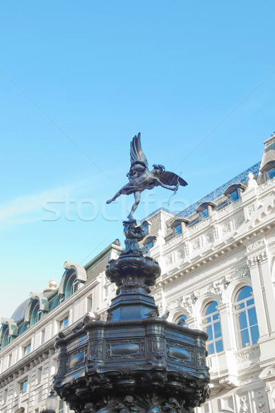 Circ Londra statuie dragoste înger epocă Imagine de stoc © claudiodivizia