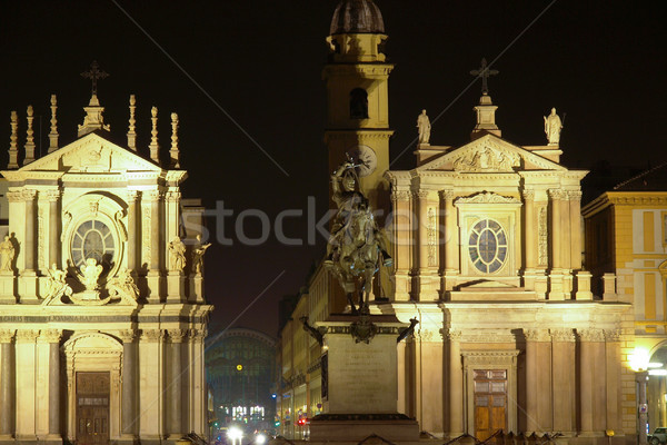Piazza San Carlo, Turin Stock photo © claudiodivizia