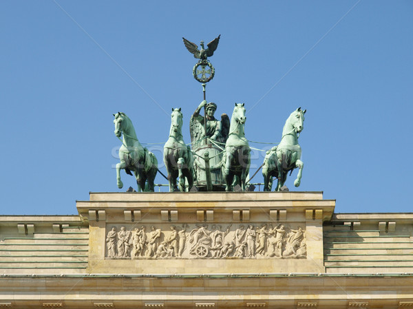 ベルリン ブランデンブルグ門 有名な ランドマーク ドイツ 建設 ストックフォト © claudiodivizia