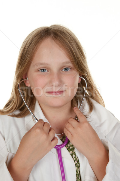 young girl wants to be a doctor Stock photo © clearviewstock