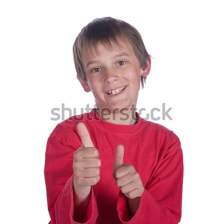 boy thumbs up Stock photo © clearviewstock