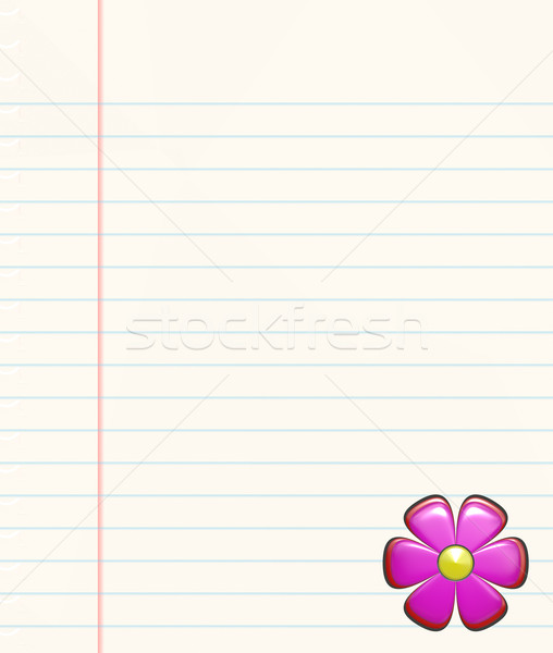 paper and flower Stock photo © clearviewstock
