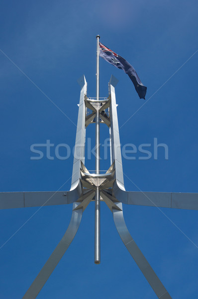 Flagge iconic top Parlament Haus Stock foto © clearviewstock