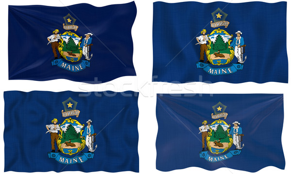 Flag of Maine Stock photo © clearviewstock