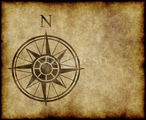 north compass map arrow Stock photo © clearviewstock