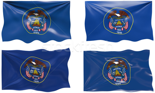Stock foto: Flagge · Utah · groß · Bild