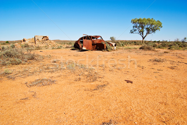 old rusty car Stock photo © clearviewstock