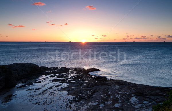 ocean sunrise at wollongong Stock photo © clearviewstock