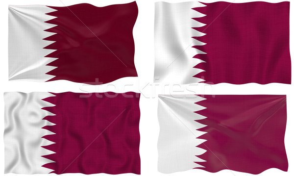 Flag of Qatar Stock photo © clearviewstock