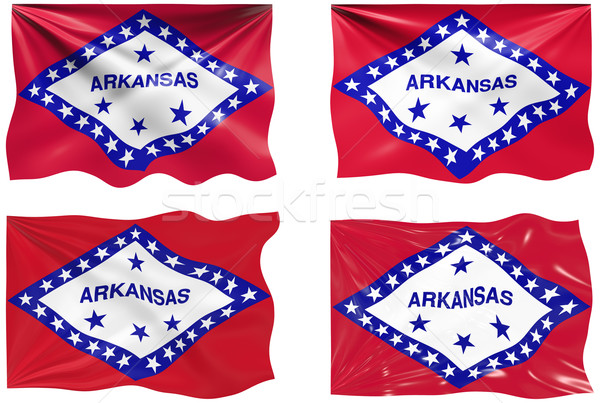 флаг Арканзас изображение Сток-фото © clearviewstock