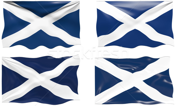 Vlag Schotland groot afbeelding Stockfoto © clearviewstock