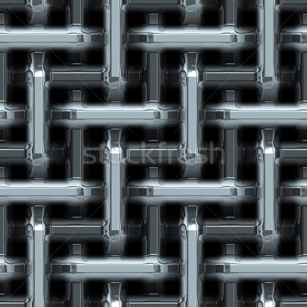 abstract metal steel weave Stock photo © clearviewstock