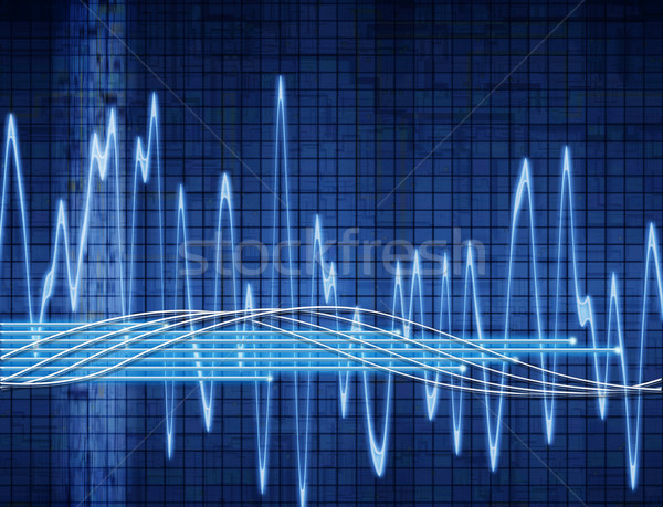 аннотация звуковая волна аудио изображение музыку Сток-фото © clearviewstock