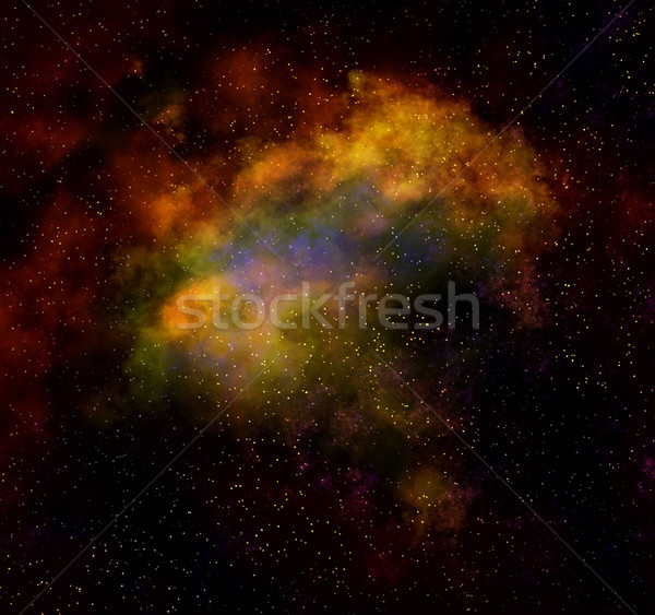Mgławica Chmura przestrzeń kosmiczna gazu głęboko tle Zdjęcia stock © clearviewstock