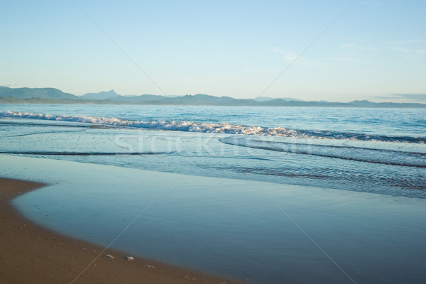 Nazik dalgalar plaj tropikal su Stok fotoğraf © clearviewstock