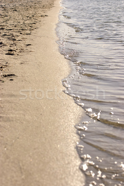 Plaj kumu nazik deniz Stok fotoğraf © clearviewstock