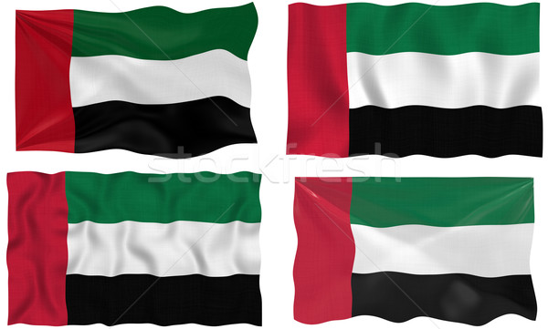 Flag of United Arab Emirates Stock photo © clearviewstock