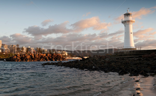 lighthouse sunrise at wollongong Stock photo © clearviewstock