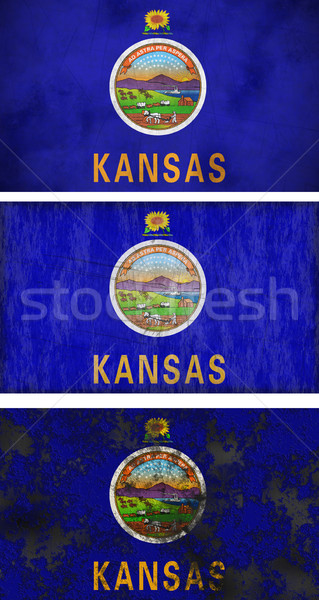 Zdjęcia stock: Banderą · Kansas · obraz