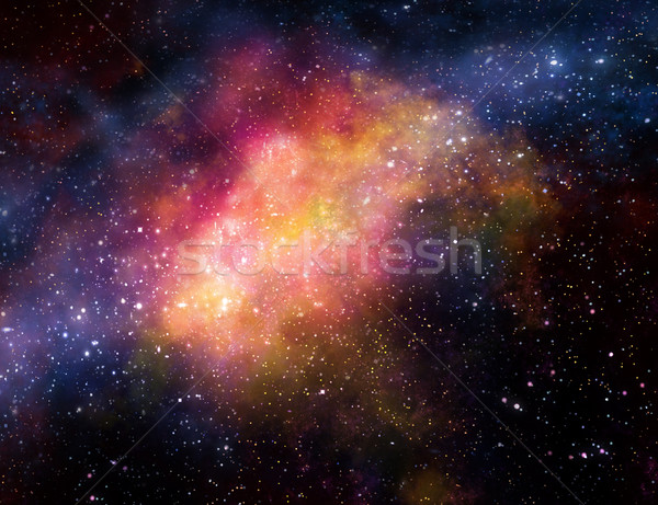 Mgławica gazu Chmura przestrzeń kosmiczna głęboko tle Zdjęcia stock © clearviewstock