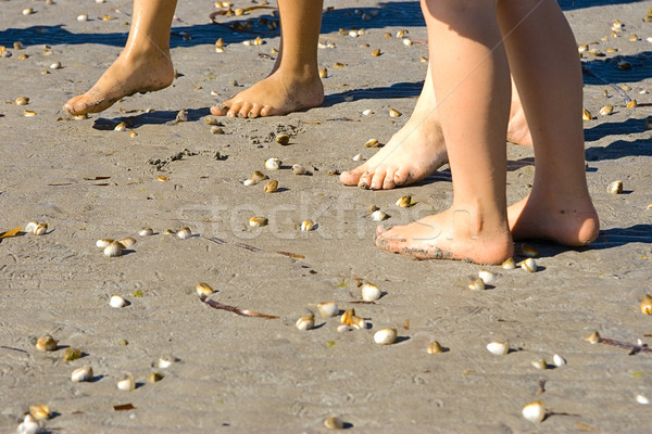 feet on the beach Stock photo © clearviewstock