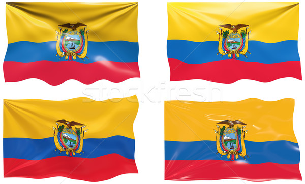 Bandera Ecuador imagen Foto stock © clearviewstock