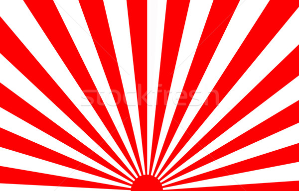 Japanisch Aufgang Sonne groß rot weiß Stock foto © clearviewstock