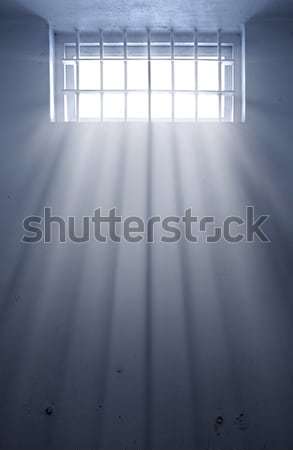 Napsugarak börtöncella ablak Stock fotó © clearviewstock