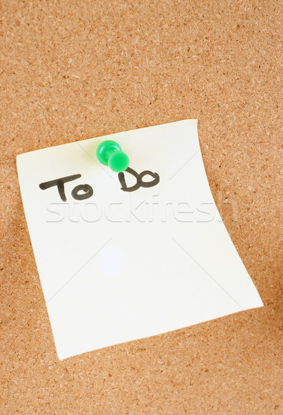 notes on corkboard Stock photo © clearviewstock