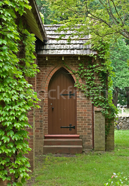 Vigne couvert bâtiment de l'église belle chapelle tous [[stock_photo]] © clearviewstock