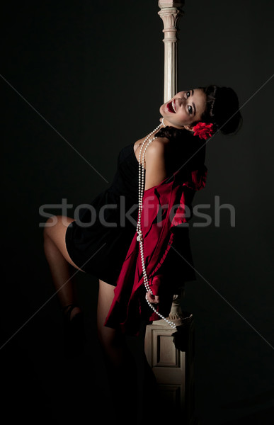 Fiatal nő gyönyörű fiatal pompás nő szexi Stock fotó © clearviewstock