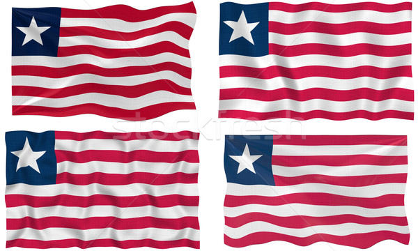 Flag of Liberia Stock photo © clearviewstock