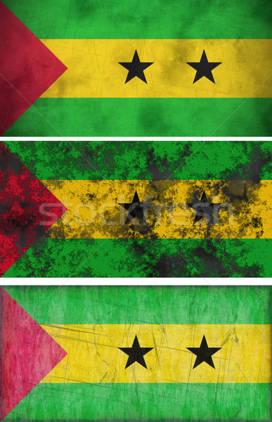 Flag of Sao Tome and Principe Stock photo © clearviewstock