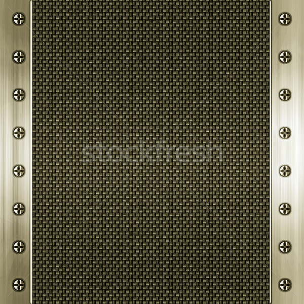 Carbono fibra ouro imagem dourado metal Foto stock © clearviewstock
