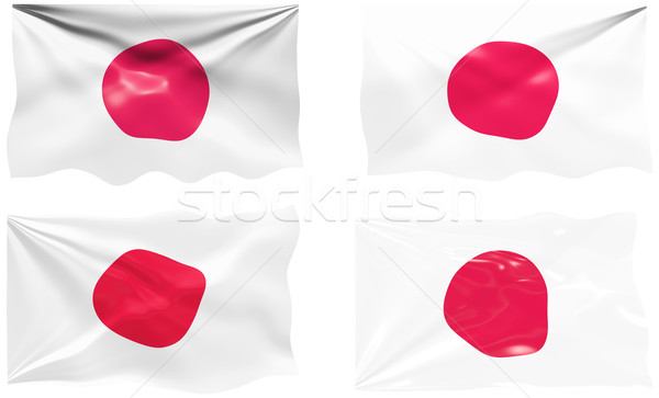 Stockfoto: Vlag · Japan · groot · afbeelding