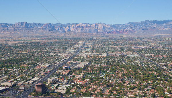 Las Vegas ki város tájkép városi utak Stock fotó © clearviewstock