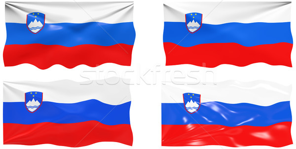 Bandera Eslovenia imagen Foto stock © clearviewstock