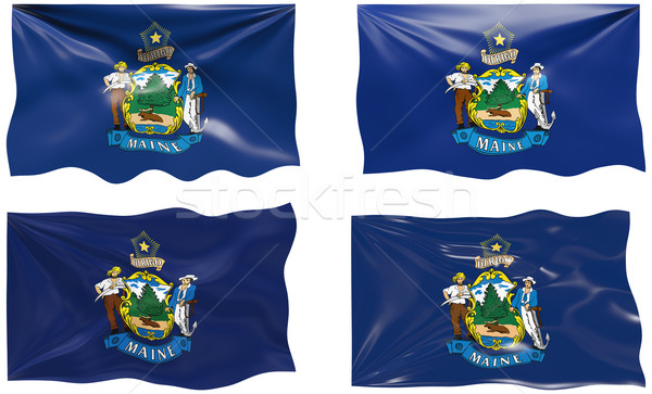 Flag of Maine Stock photo © clearviewstock