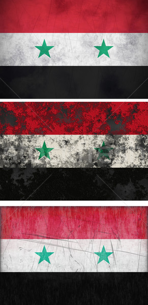 Zászló Szíria nagyszerű kép Stock fotó © clearviewstock
