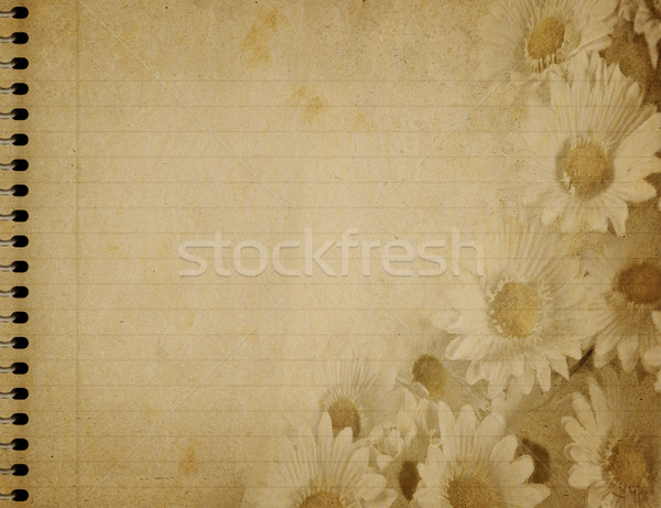 spiral notebook floral design Stock photo © clearviewstock