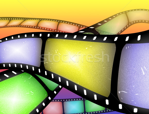 Filmstrip abstrato imagem filme Foto stock © clearviewstock