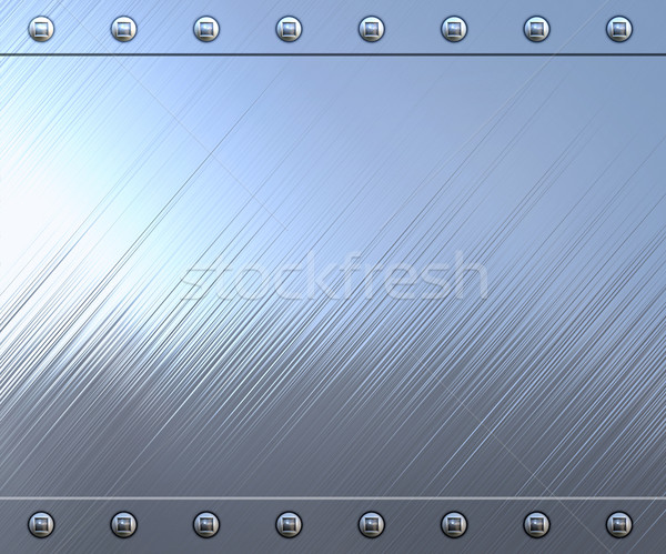 highly polished and reflective stainless steel background Stock photo © clearviewstock