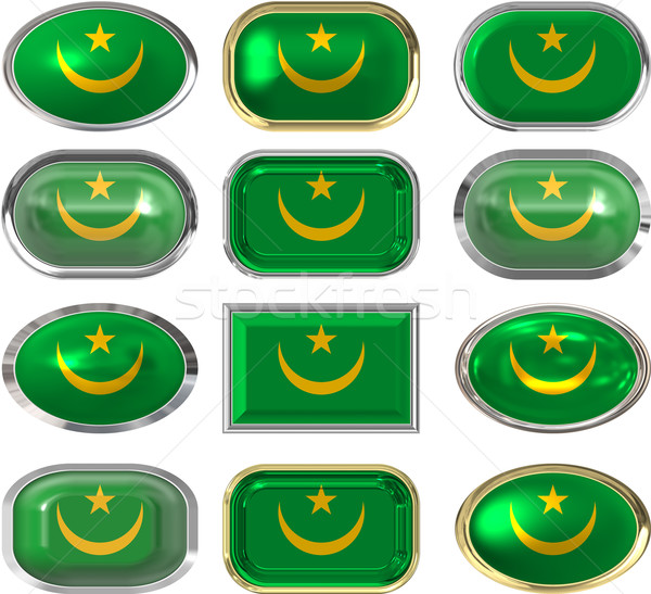 Zwölf Tasten Flagge Hintergrund Taste Stock foto © clearviewstock
