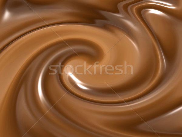 Gesmolten chocolade afbeelding mooie melk textuur Stockfoto © clearviewstock