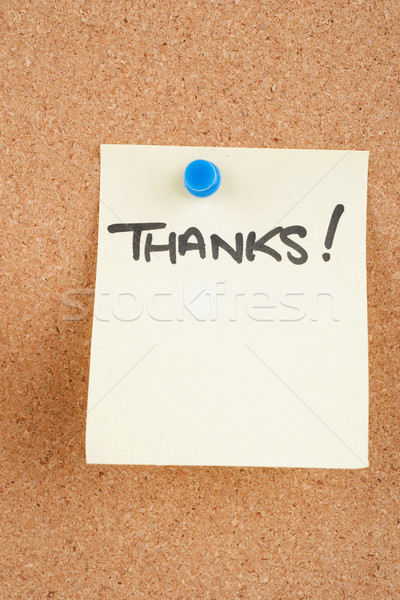 notes on corkboard Stock photo © clearviewstock