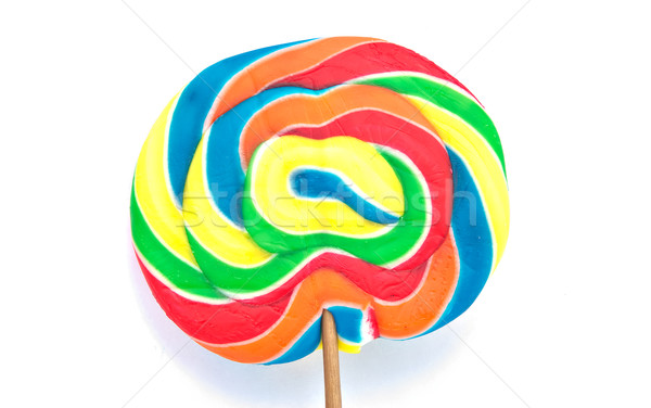 Lollipop bianco sfondo divertimento foto Foto d'archivio © clearviewstock